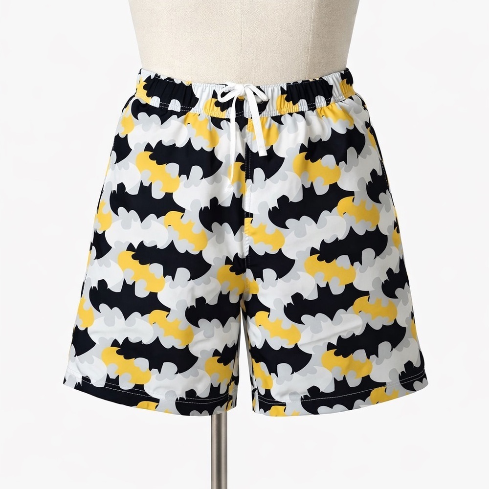 Hanna Andersson Batman Camo Sunblock Swim Shorts SZ10​​